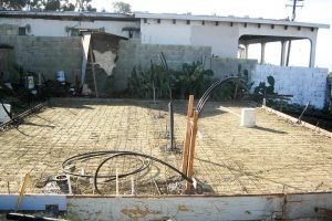 Hernandez House concrete